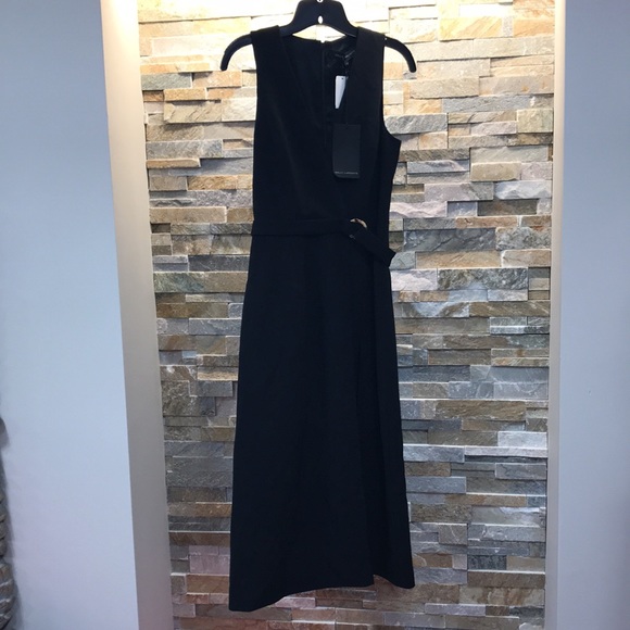 Sally LaPointe Wrap Belted Dress - Picture 2 of 12